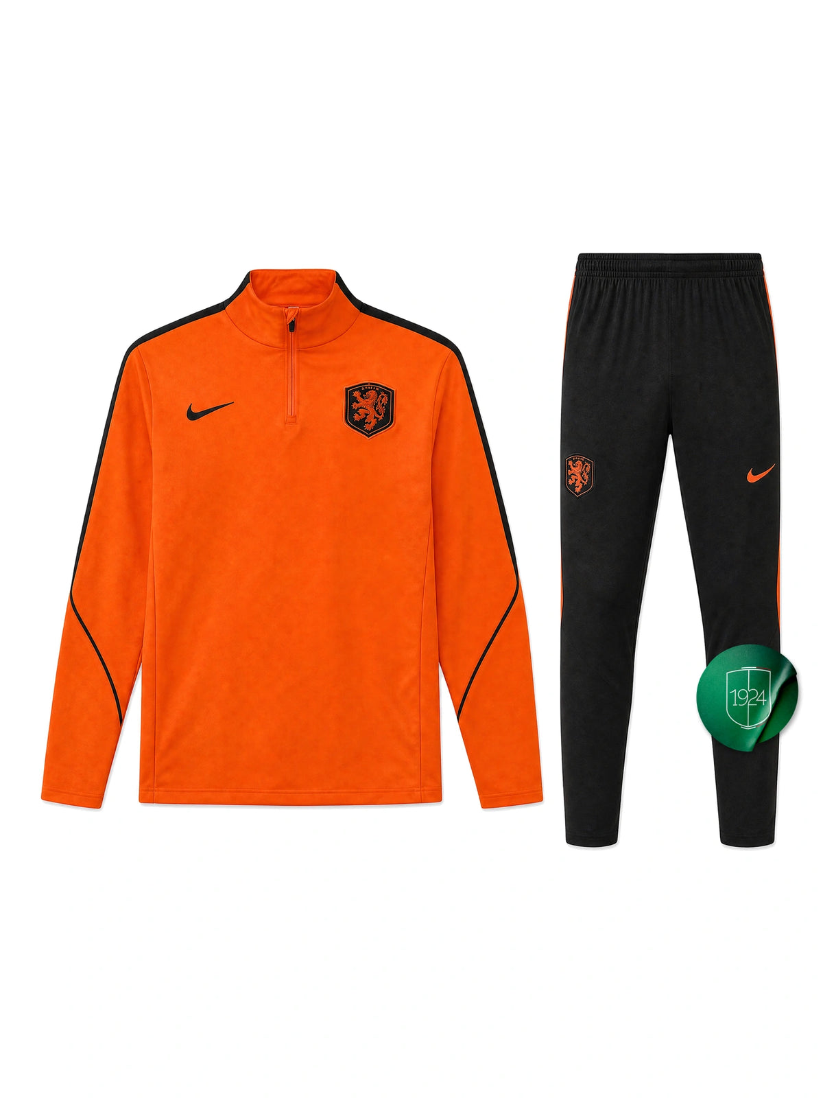 Tuta da Allenamento Mezza Zip 26/27 - Arancione