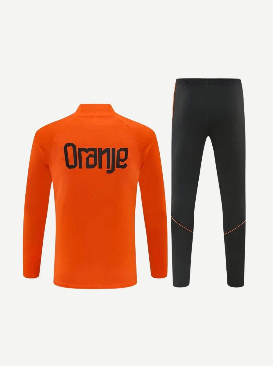 Tuta da Allenamento Mezza Zip 26/27 - Arancione