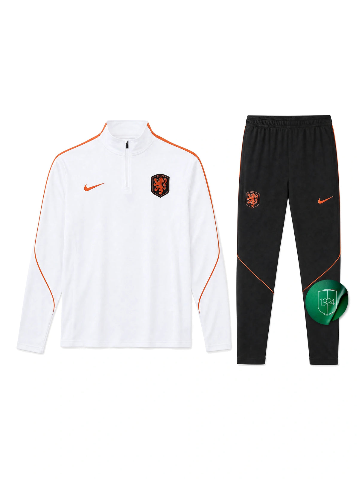 Tuta da Allenamento Mezza Zip 26/27 - Bianca