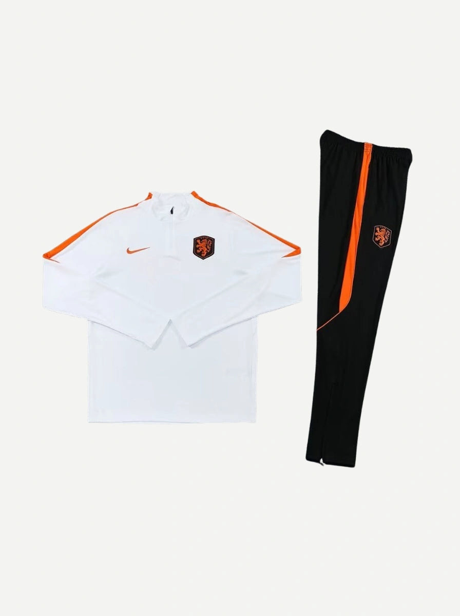 Tuta da Allenamento Mezza Zip 26/27 - Bianca